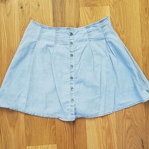 1250 degrees C Denim Micro jean skorts